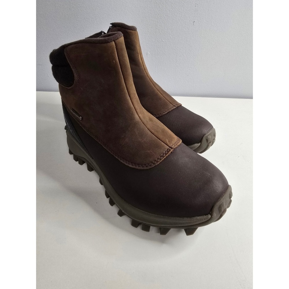 Women's Size 6‎ Merrell Thermo Kiruna Mid Zip Waterproof Brown Boots J035092